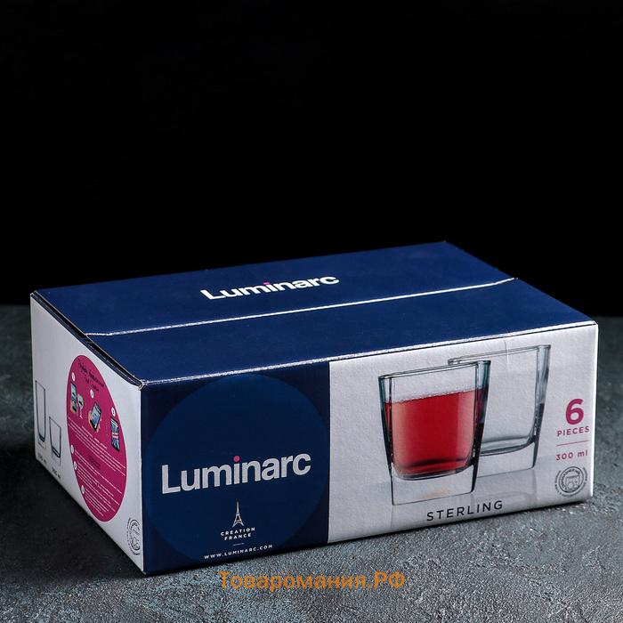 Набор стаканов Luminarc Sterling, 300 мл, стекло, 6 шт.