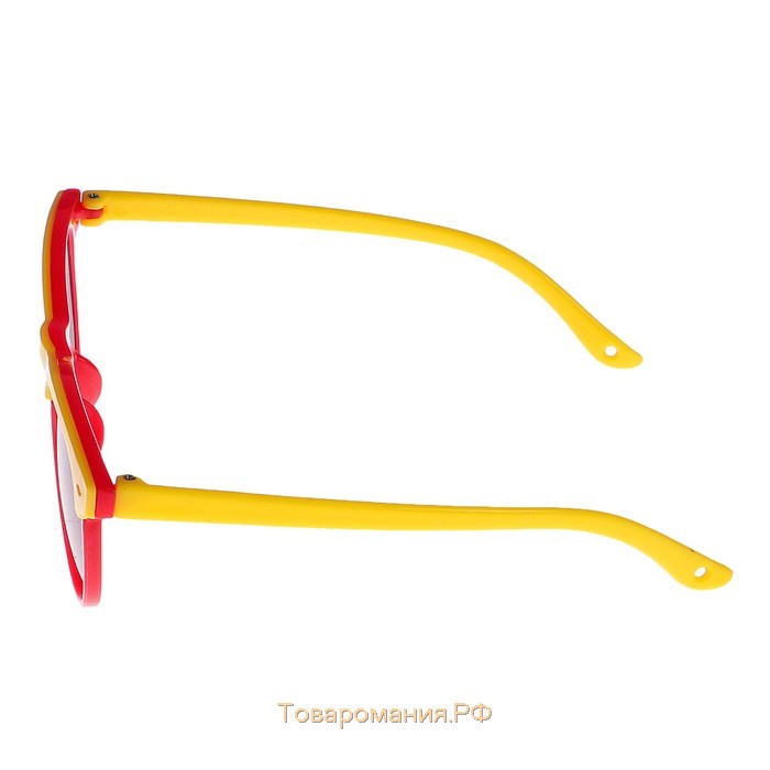 Очки солнцезащитные детские "Clubmaster", оправа двухцветная, стёкла тёмные, МИКС, 13.5 см