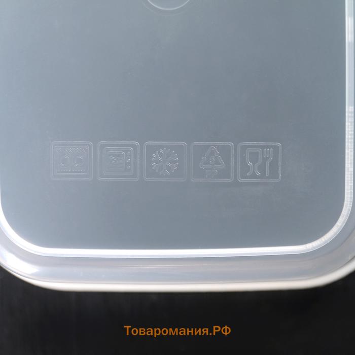 Набор контейнеров для еды «Полянка», пластик, 3 шт: 150 мл, 300 мл, 500 мл, МИКС