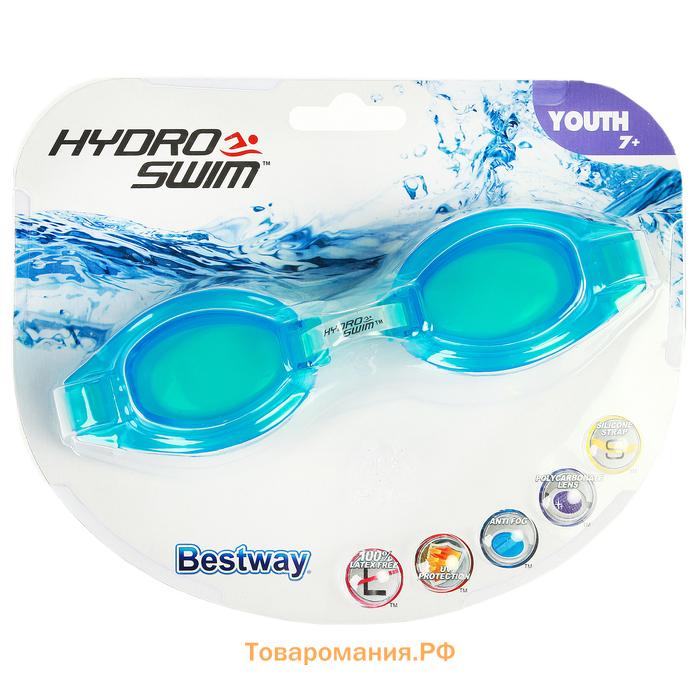 Очки для плавания Wave Crest, от 7 лет, цвет МИКС, 21049 Bestway