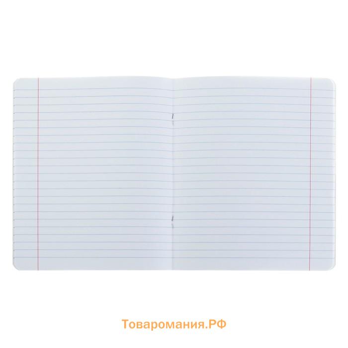 Тетрадь 12 листов в линейку ErichKrause «К доске!», обложка мелованный картон, блок офсет, белизна 100%, с принтом