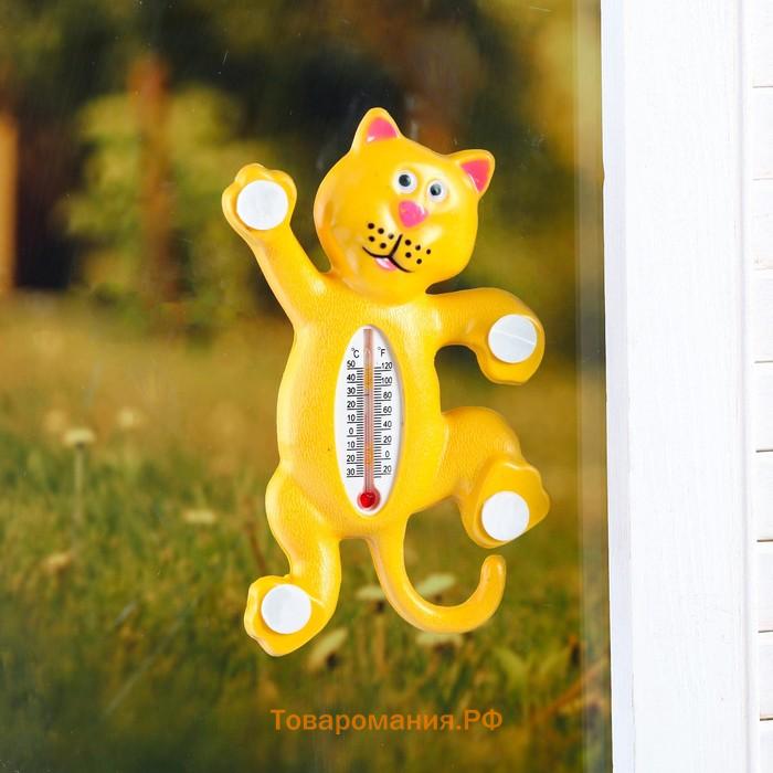 Пластиковый термометр оконный "Тигр"в пакете