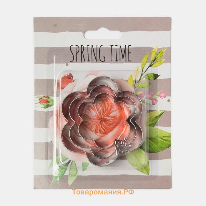 Набор "Spring time" полотенце, формочки для печенья