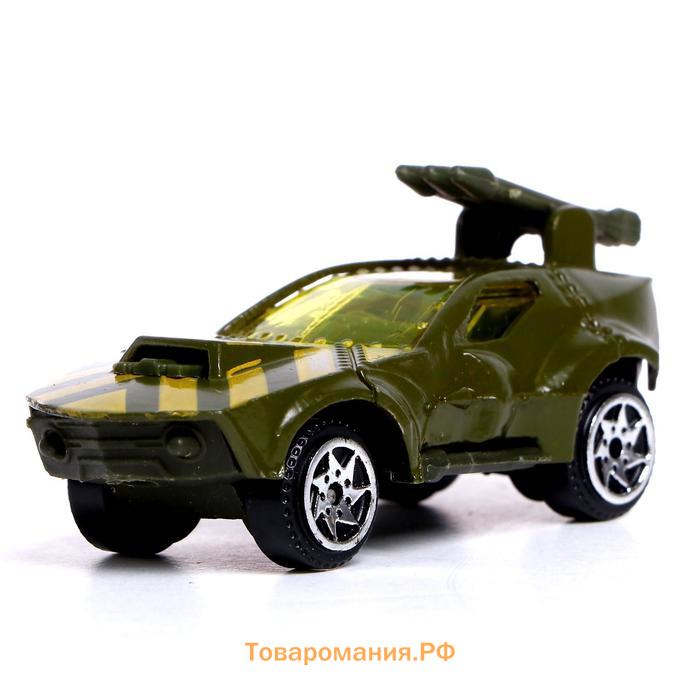 Машинка-сюрприз в банке «Военные», металлическая, масштаб 1:64, МИКС