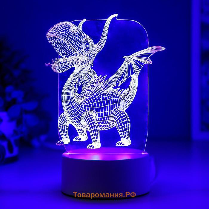 Светильник «Дракон» LED RGB от сети