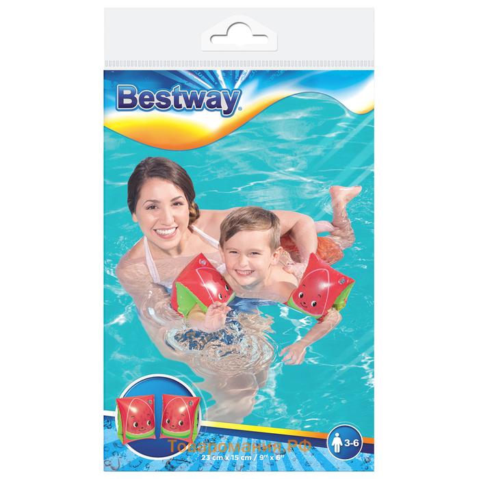 Нарукавники для плавания Bestway «Фрукты», 23×15 см, от 3-6 лет, МИКС, 32042