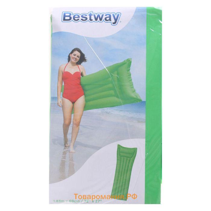 Матрас для плавания Bestway, надувной, 183×69 см, МИКС, 44007