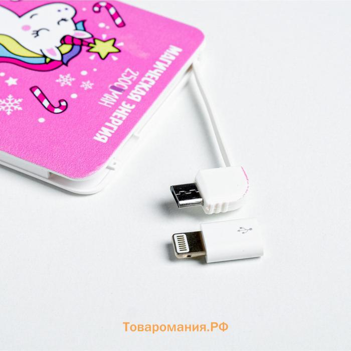 Зарядное устройство «Зарядись волшебством», 2500 mAh