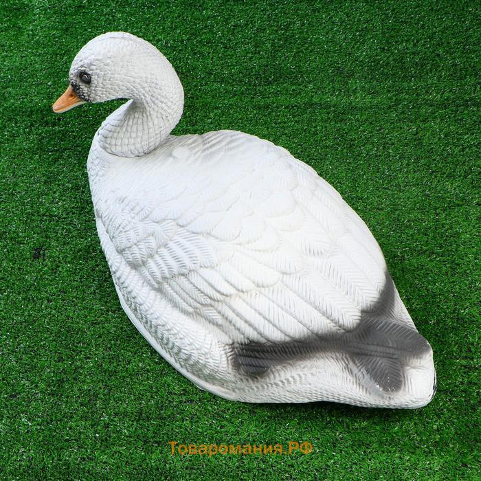 Фигура подсадная "Лебедь полукорпусной" 57х27х16см