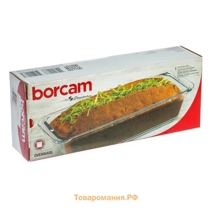 Форма для выпечки и запекания прямоугольная Paşabahçe Borcam, 1,5 л, жаропрочное стекло, прозрачная