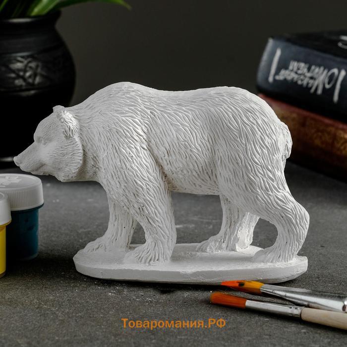 Фигура для раскраски "Медведь" 10х13х6см