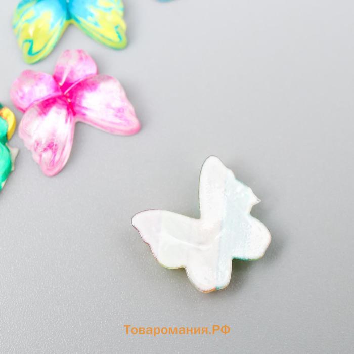 Декоративный элемен  "Бабочки", микс 10 мм