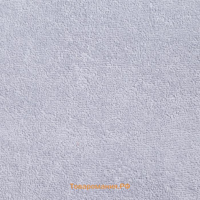 Полотенце-пончо Крошка Я «Гномик», цвет серый, размер 24-32, 100 % хлопок, 320 г/м2
