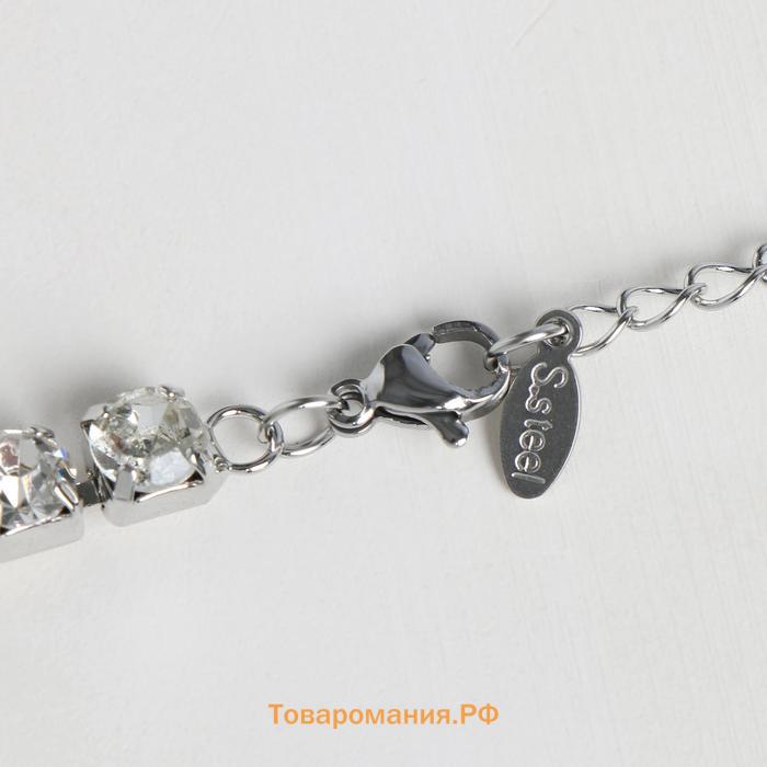 Колье «Жемчужная роскошь» шар №12, цвет белый в серебре, L=30 см