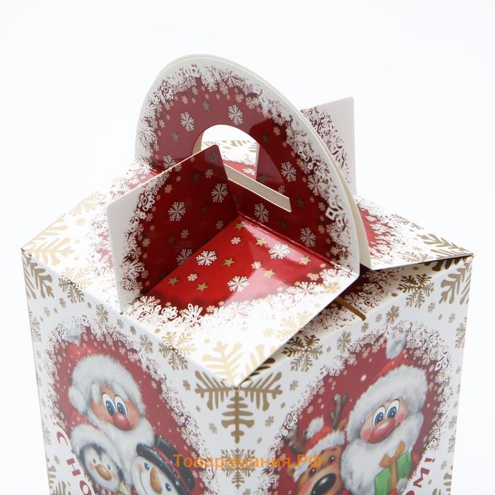 Подарочная коробка "Зимняя сказка", 14 х 14 х 14 см