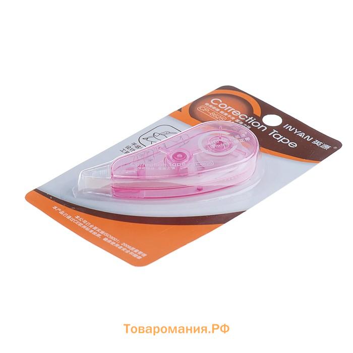 Корректор - лента, 6 м × 5 мм, INYAN, на блистере, МИКС