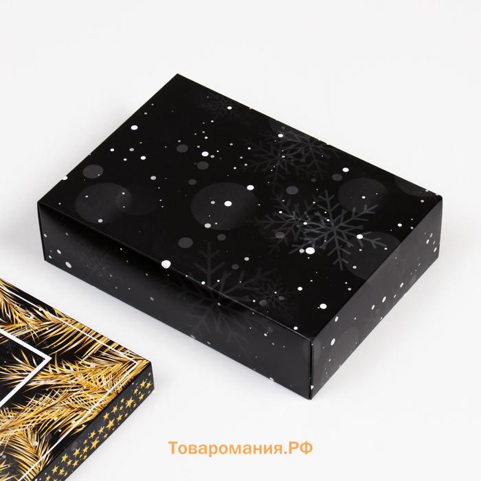 Подарочная коробка сборная "Сияние", 21 х 15 х 5,7 см