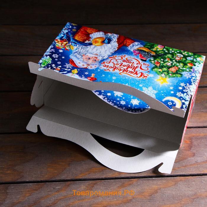 Подарочная коробка "С Новым Годом" 22,5 х 10 х 10 см,