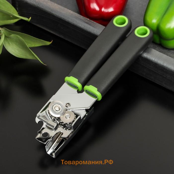 Нож консервный  Lime, 20×5 см, цвет чёрный