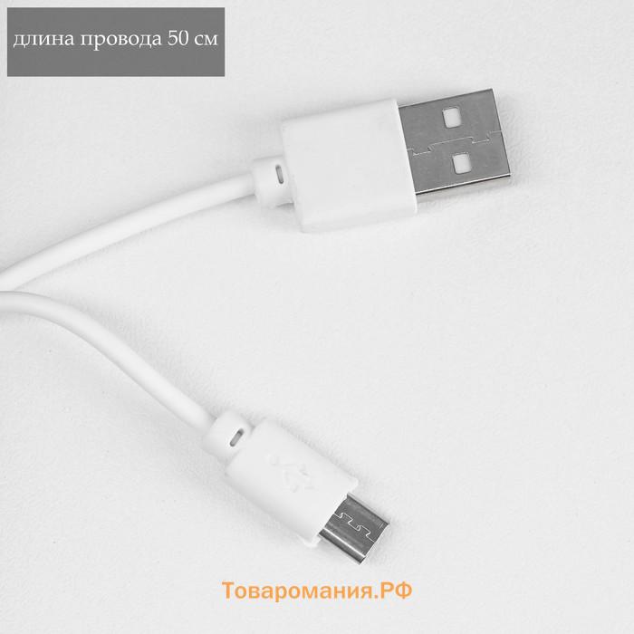 Настольная лампа «Астронавт со звездой» МИКС LED 3 Вт USB АКБ 9×7×19 см RISALUX