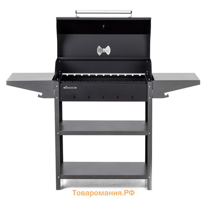 Мангал Family Standart BBQ FSB2000, 133.2×44.1×96.6 см, 2 мм, крышка, боковые полки