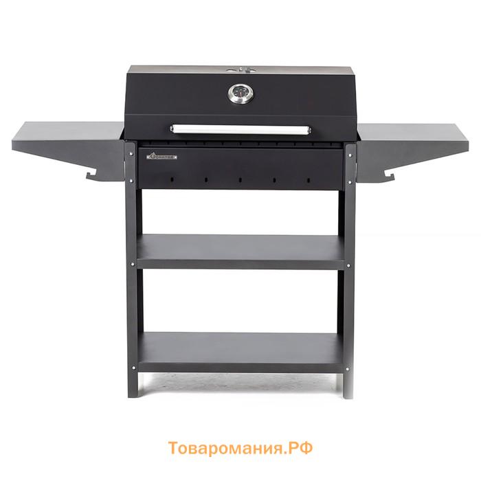 Мангал Family Standart BBQ FSB2000, 133.2×44.1×96.6 см, 2 мм, крышка, боковые полки