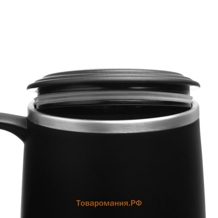 Термокружка, 300 мл, Поход "Мастер К", черная