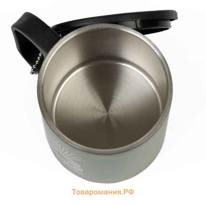 Термокружка «23 февраля», 180 мл, сохраняет тепло 2 ч, компас