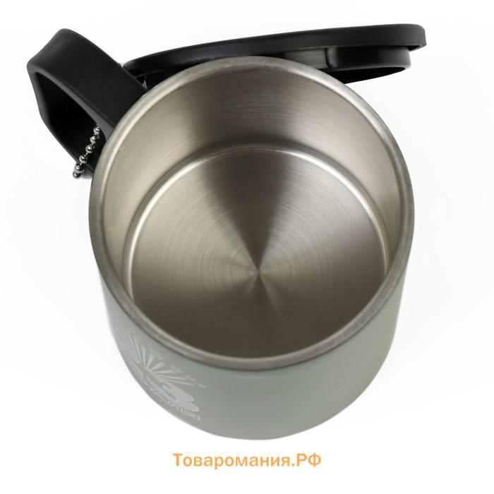 Термокружка «23 февраля», 180 мл, сохраняет тепло 2 ч, компас