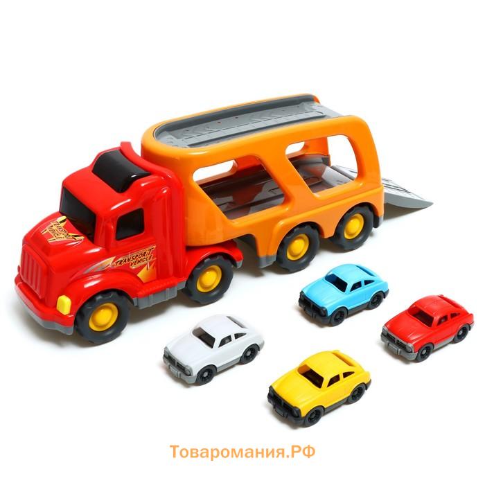 Автовоз Car Hauler, цвета МИКС