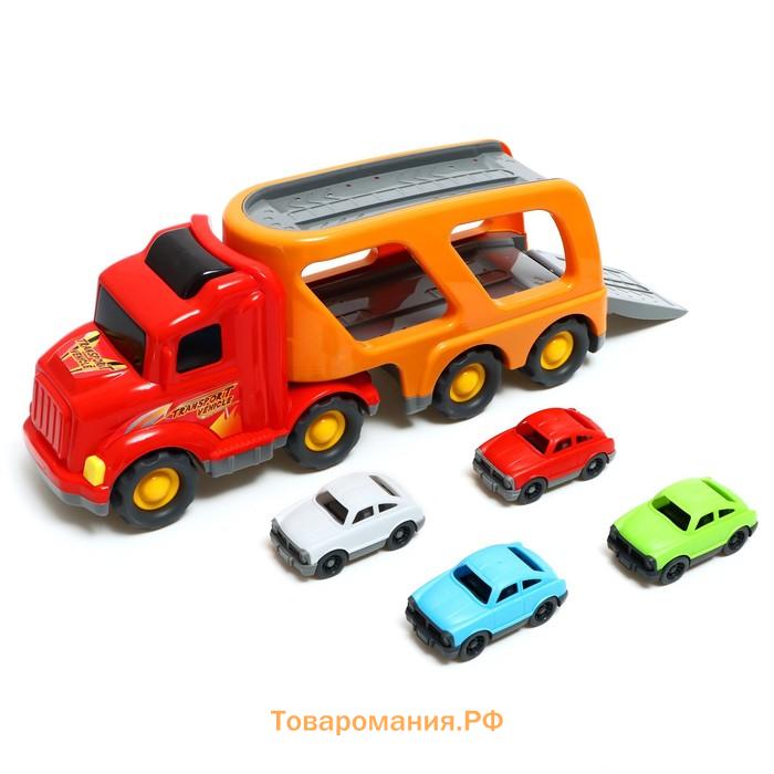 Автовоз Car Hauler, цвета МИКС