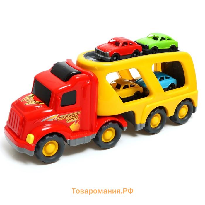 Автовоз Car Hauler, цвета МИКС