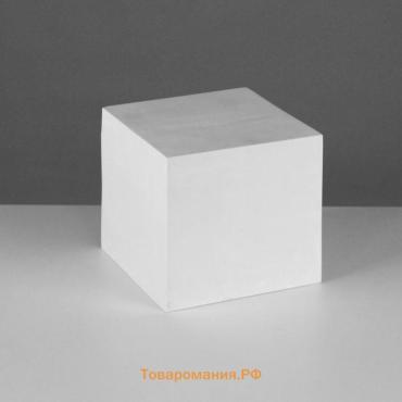 Геометрическая фигура «‎КУБ», 15 см, гипсовая