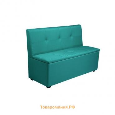 Кухонный диван "Юлия-1,4" 1400х830х550, рогожка EMERALD