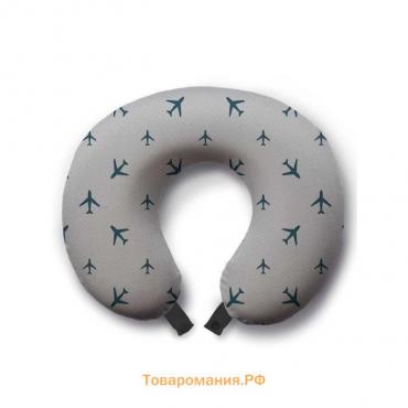 Подушка для путешествий «Туристические самолеты», размер 30х25х10 см