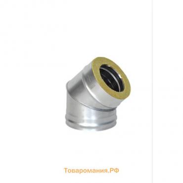 Отвод термо 45°, нержавеющая сталь AISI 430/AISI 430, толщина 0.5 мм, d=200 × 260 мм