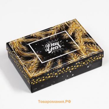 Подарочная коробка сборная "Сияние", 21 х 15 х 5,7 см