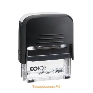 Оснастка для штампа автоматическая COLOP Printer Сompact 20, 38 x 14 мм, корпус чёрный