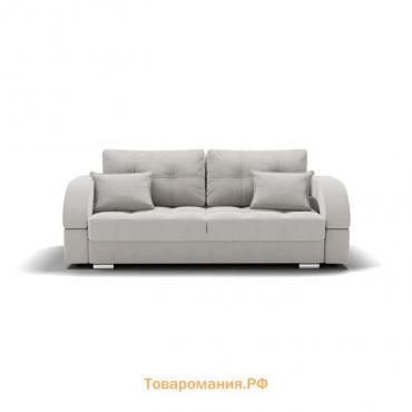 Прямой диван «Элита 1», механизм пантограф, велюр, цвет селфи 01